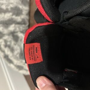 Nike Black and Red Sneakers